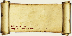 Una Radenović vizit kartica